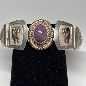 Russell Sam Sterling Silver and Amethyst Bracelet